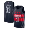 Kyle Kuzma Washington Wizards Jordan Brand Unisex 2024/25 Swingman Jersey Statement Elegant Edition Navy for Basketball Enthusiasts