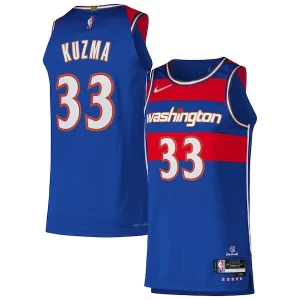 Kyle Kuzma Washington Wizards Nike Authentic Player Gorgeous Jersey City Edition Royal for Basketball Enthusiasts