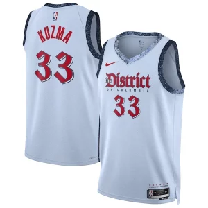 Kyle Kuzma Washington Wizards Nike Unisex 2024/25 Swingman Player Jersey City Gorgeous Edition Powder Blue Must - Have for Jerseys Lovers