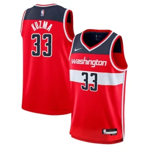 Kyle Kuzma Washington Wizards Nike Youth Swingman Jersey Fabulous Icon Edition Red Great for Fans