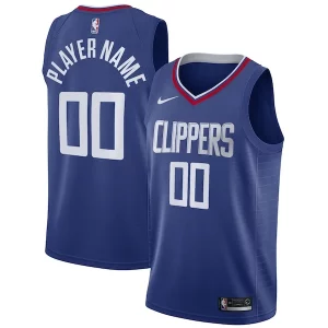 LA Clippers Elegant Nike 2020/21 Swingman Custom Jersey Icon Edition Royal for Basketball Enthusiasts