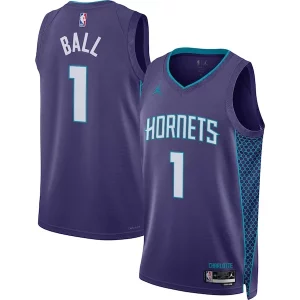 LaMelo Ball Charlotte Hornets Jordan Brand Unisex Swingman Gorgeous Jersey Statement Edition Purple Great for Fans