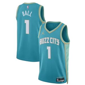 LaMelo Ball Charlotte Hornets Jordan Brand Unisex Trendy 2023/24 Swingman Jersey Teal City Edition Perfect for Game Day