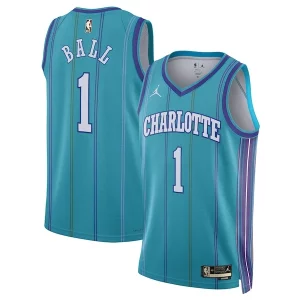 LaMelo Ball Charlotte Hornets Jordan Elegant Brand Unisex 2023/24 Swingman Replica Jersey Classic Edition Teal Great for Fans