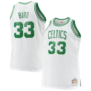 Larry Bird Boston Celtics Big & Tall 1985/86 Hardwood Classics Swingman Jersey Fabulous White Perfect for Game Day