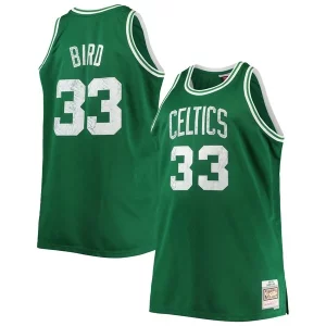 Larry Bird Boston Celtics Big & Tall 1985/86 NBA Premium 75th Anniversary Diamond Swingman Jersey Kelly Green Great for Fans