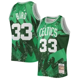 Larry Unique Bird Boston Celtics Hardwood Classics 1985/86 Hyper Hoops Swingman Jersey Kelly Green Great for Fans