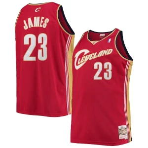 LeBron James Cleveland Cavaliers 2003/04 Fabulous Big & Tall Hardwood Classics Swingman Jersey Red Ideal for Collectors