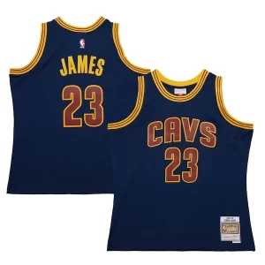 LeBron James Cleveland Cavaliers 2015/16 Hardwood Classics Swingman Fabulous Jersey Navy Ideal for Collectors