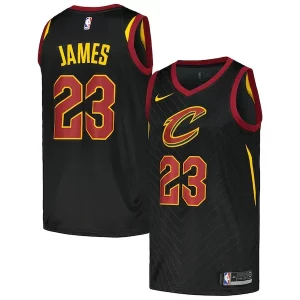 LeBron James Cleveland Cavaliers Nike Fabulous Swingman Player Jersey Statement Edition Black for Basketball Enthusiasts