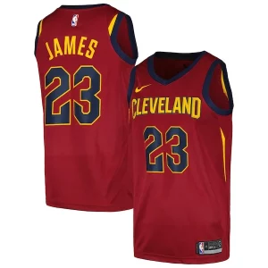 LeBron James Cleveland Cavaliers Nike Swingman Player Jersey Icon Edition Wine Fabulous Must - Have for Jerseys Lovers