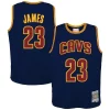 LeBron James Cleveland Cavaliers Youth 2008/09 Hardwood Classics Swingman Gorgeous Jersey Navy Ideal for Collectors