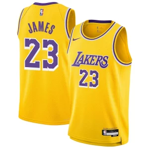 LeBron James Los Angeles Lakers Nike Youth Swingman Gorgeous Jersey Icon Edition Gold Great for Fans