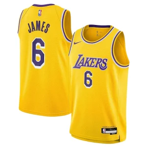 LeBron James Los Angeles Lakers Nike Youth Swingman Jersey Icon Edition Premium Gold Perfect for Game Day