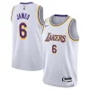 LeBron James Los Angeles Lakers Nike Youth Performance Swingman Jersey Association Edition White Elegant Perfect for Game Day