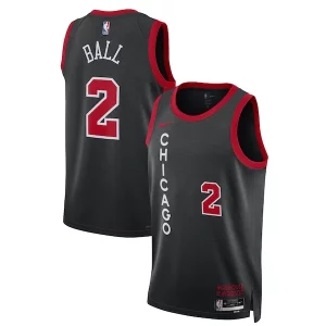 Lonzo Ball Chicago Bulls Nike Unisex 2023/24 Swingman Trendy Jersey Black City Edition for Basketball Enthusiasts