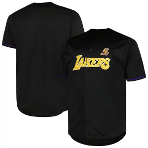 Los Angeles Lakers Profile Big & Tall Pop Jersey Black Gorgeous for Basketball Enthusiasts