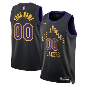 Los Premium Angeles Lakers Nike Unisex 2023/24 Custom Swingman Jersey Black City Edition Must - Have for Jerseys Lovers
