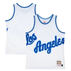 Los Trendy Angeles Lakers Hardwood Classics Blown Out Fashion Jersey White Ideal for Collectors