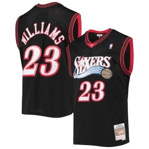 Lou Williams Philadelphia 76ers 2005/06 Hardwood Classics Swingman Jersey Black Trendy for Basketball Enthusiasts