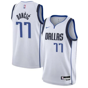 Luka Dončić Dallas Mavericks Fabulous Nike Youth Swingman Jersey Association Edition White Ideal for Collectors
