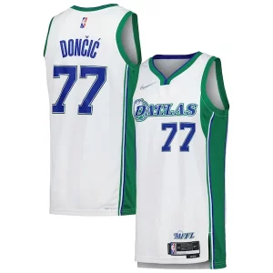 Luka Dončić Dallas Mavericks Nike Swingman Player Gorgeous Jersey City Edition White for Basketball Enthusiasts