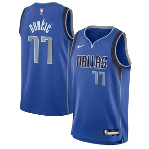 Luka Dončić Dallas Mavericks Nike Youth Swingman Chic Jersey Icon Edition Blue Ideal for Collectors