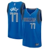 Luka Dončić Dallas Mavericks Fast Break Replica Player Jersey Icon Edition Blue Stylish Ideal for Collectors