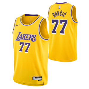 Luka Dončić Los Angeles Lakers Nike Unisex Swingman Jersey Icon Edition Gold Stylish Great for Fans