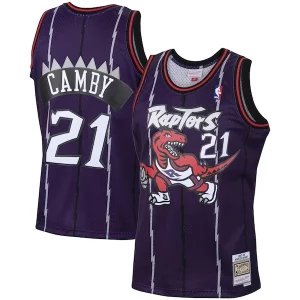 Marcus Camby Toronto Raptors Chic 2001/02 Hardwood Classics Swingman Jersey Purple Ideal for Collectors