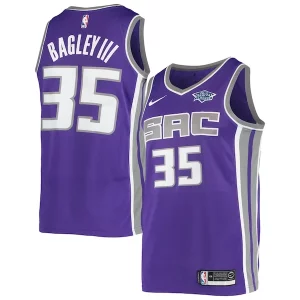 Marvin Bagley III Sacramento Kings Nike Swingman Team Unique Player Jersey Icon Edition Purple Great for Fans