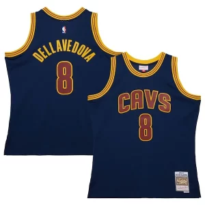 Matthew Dellavedova Stylish Cleveland Cavaliers 2015/16 Hardwood Classics Swingman Jersey Navy Great for Fans