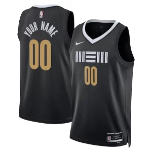 Memphis Grizzlies Nike Unisex 2023/24 Custom Swingman Jersey Black Fabulous City Edition Great for Fans