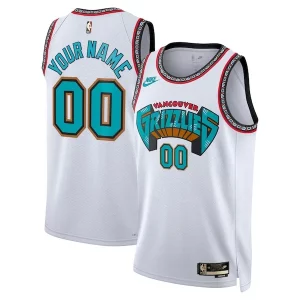 Memphis Grizzlies Nike Unisex Adult Swingman Custom Jersey Classic Eye - catching Edition White Perfect for Game Day