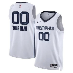Memphis Grizzlies Nike Unisex Swingman Custom Jersey White Association Gorgeous Edition Must - Have for Jerseys Lovers