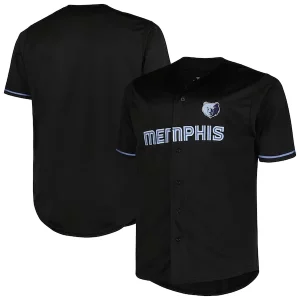 Memphis Stylish Grizzlies Profile Big & Tall Pop Jersey Black Perfect for Game Day