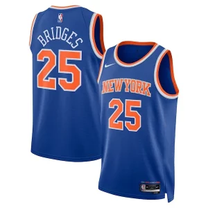Mikal Bridges New York Knicks Nike Unisex 2024 Offseason Addition Nike Elegant Swingman Jersey Blue Great for Fans