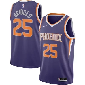 Mikal Bridges Phoenix Suns Nike Gorgeous 2020/21 Swingman Player Jersey Icon Edition Purple Must - Have for Jerseys Lovers