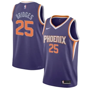 Mikal Bridges Phoenix Suns Nike Youth Swingman Jersey Icon Edition Purple/White Chic Must - Have for Jerseys Lovers