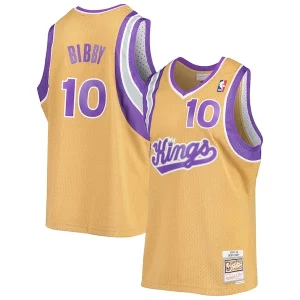 Mike Bibby Sacramento Kings Elegant 2005/06 Hardwood Classics Swingman Jersey Gold Great for Fans