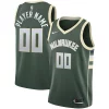 Milwaukee Bucks Nike Swingman Unique Custom Jersey Green Icon Edition for Basketball Enthusiasts