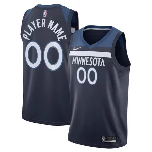 Minnesota Timberwolves Premium Nike Swingman Custom Jersey Navy Icon Edition Perfect for Game Day