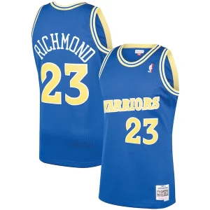 Mitch Richmond Golden State Warriors 1990/91 Hardwood Classics Gorgeous Swingman Jersey Royal Perfect for Game Day