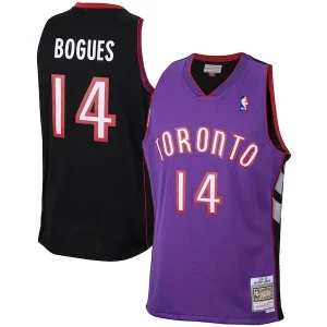 Muggsy Bogues Toronto Raptors 2001/02 Hardwood Stylish Classics Swingman Jersey Purple Must - Have for Jerseys Lovers