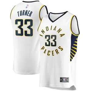 Myles Turner Indiana Pacers Fast Break Replica Player Unique Jersey White Association Edition Great for Fans