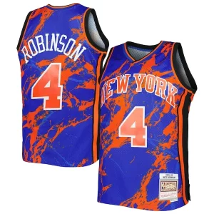 Nate Robinson Trendy New York Knicks 2005/06 Hardwood Classics Marble Swingman Jersey Blue Perfect for Game Day
