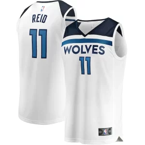Naz Reid Minnesota Timberwolves Youth Fast Break Eye - catching Replica Player Jersey Association Edition White Ideal for Collectors