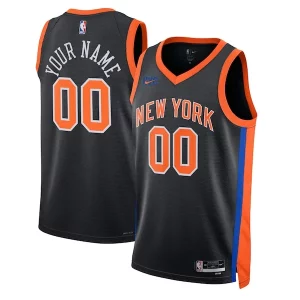 New Elegant York Knicks Nike Unisex 2022/23 Swingman Custom Jersey City Edition Black Ideal for Collectors