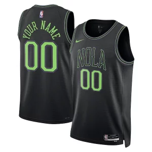 New Orleans Pelicans Nike Unisex 2023/24 Eye - catching Custom Swingman Jersey Black City Edition Ideal for Collectors