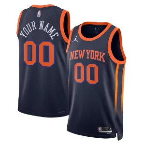 New York Knicks Jordan Brand Unisex 2022/23 Swingman Custom Jersey Statement Edition Chic Navy Ideal for Collectors